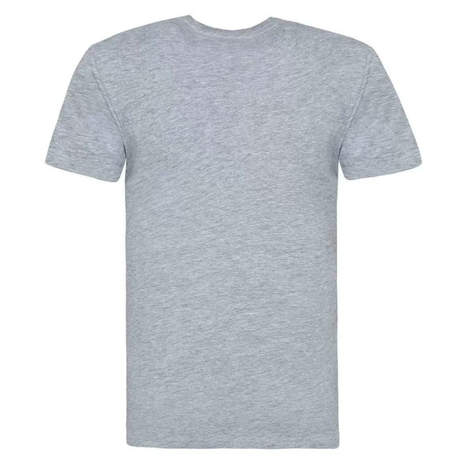 Heather Grey - Back - Awdis Unisex Adult 100 Oversized T-Shirt