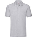 Athletic Heather - Front - Fruit of the Loom Mens Premium Pique Polo Shirt