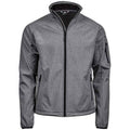 Grey Melange - Front - Tee Jays Mens Lightweight Active Soft Shell Jacket