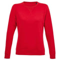 Red - Front - SOLS Womens-Ladies Sully Sweatshirt