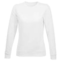 White - Front - SOLS Womens-Ladies Sully Sweatshirt