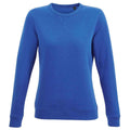 Royal Blue - Front - SOLS Womens-Ladies Sully Sweatshirt