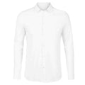 Optic White - Front - NEOBLU Mens Balthazar Jersey Long-Sleeved Shirt