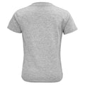 Grey - Side - SOLS Childrens-Kids Crusader Marl Organic T-Shirt