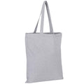 Grey - Front - SOLS Awake Marl Recycled Tote Bag