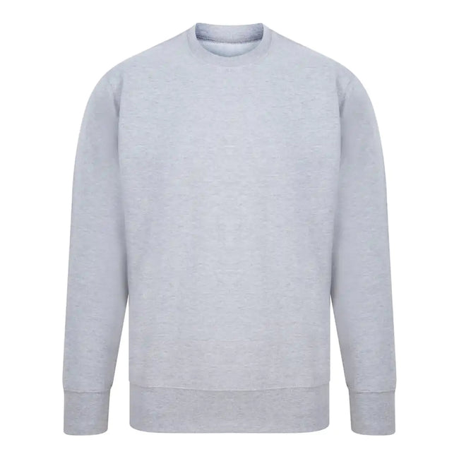 Heather Marl - Front - Mantis Unisex Adult Essential Marl Sweatshirt