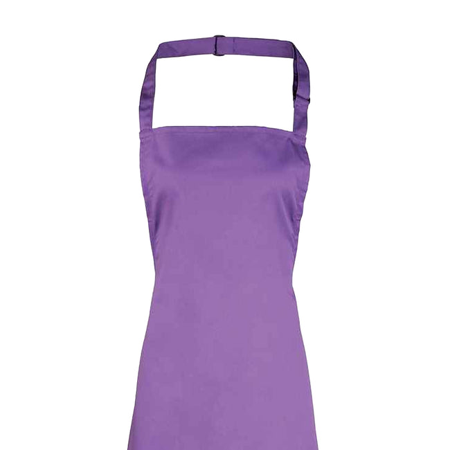 Rich Violet - Back - Premier Unisex Adult Colours Full Apron