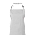 Silver - Back - Premier Unisex Adult Colours Full Apron