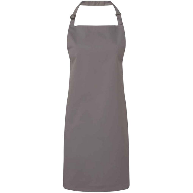 Dark Grey - Front - Premier Unisex Adult Colours Full Apron