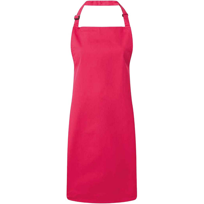 Hot Pink - Front - Premier Unisex Adult Colours Full Apron