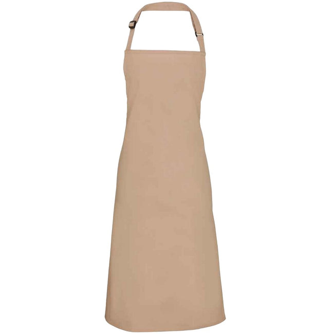 Latte - Front - Premier Unisex Adult Colours Full Apron