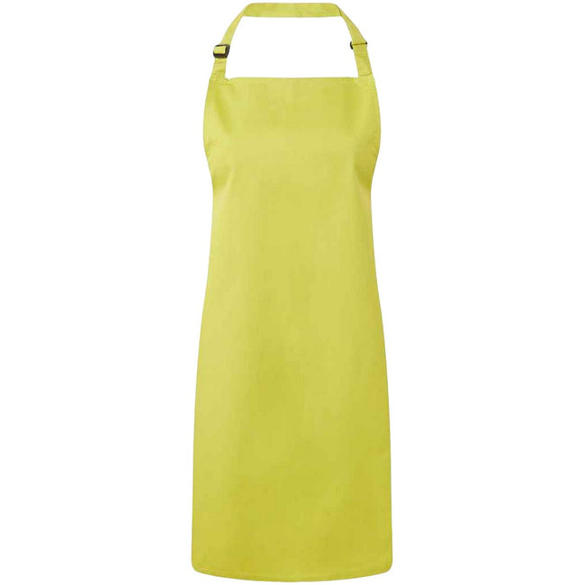 Lime - Front - Premier Unisex Adult Colours Full Apron