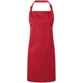 Red - Front - Premier Unisex Adult Colours Full Apron