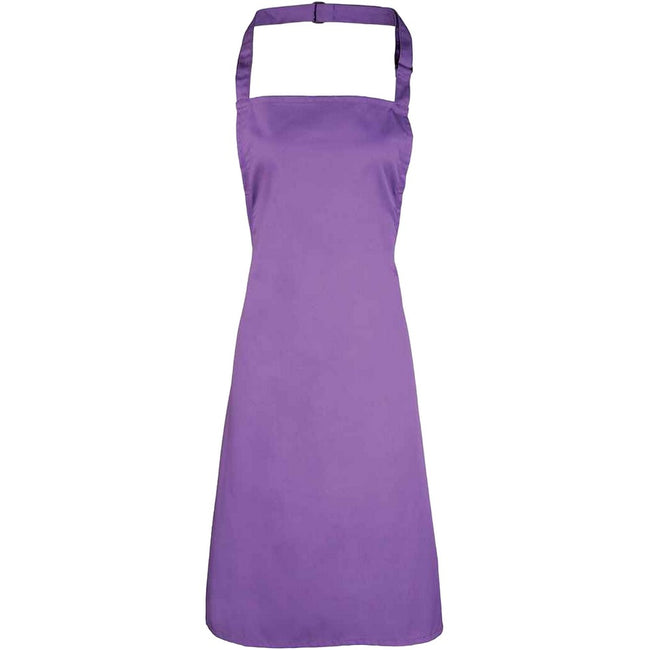 Rich Violet - Front - Premier Unisex Adult Colours Full Apron