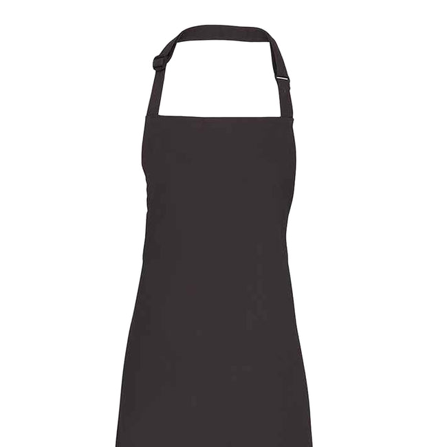 Charcoal - Back - Premier Unisex Adult Colours Full Apron