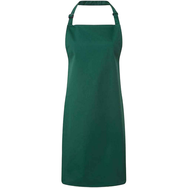 Bottle Green - Front - Premier Unisex Adult Colours Full Apron