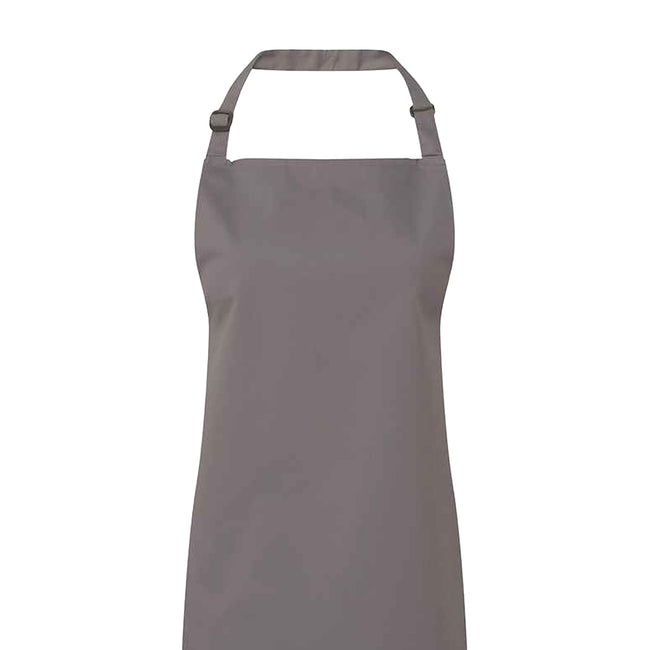 Dark Grey - Back - Premier Unisex Adult Colours Full Apron