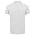 Ash - Back - SOLs Mens Prime Pique Plain Short Sleeve Polo Shirt