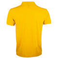 Gold - Side - SOLs Mens Prime Pique Plain Short Sleeve Polo Shirt