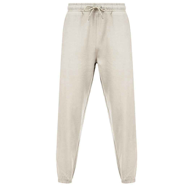 Light Stone - Front - SF Unisex Adult Sustainable Cuffed Jogging Bottoms