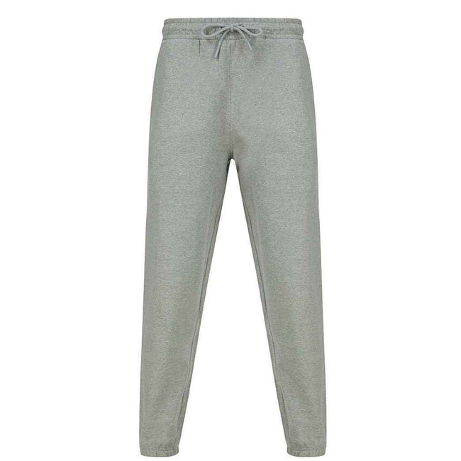 Heather Grey - Front - SF Unisex Adult Sustainable Cuffed Jogging Bottoms