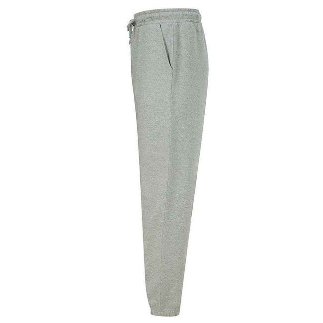 Heather Grey - Side - SF Unisex Adult Sustainable Cuffed Jogging Bottoms