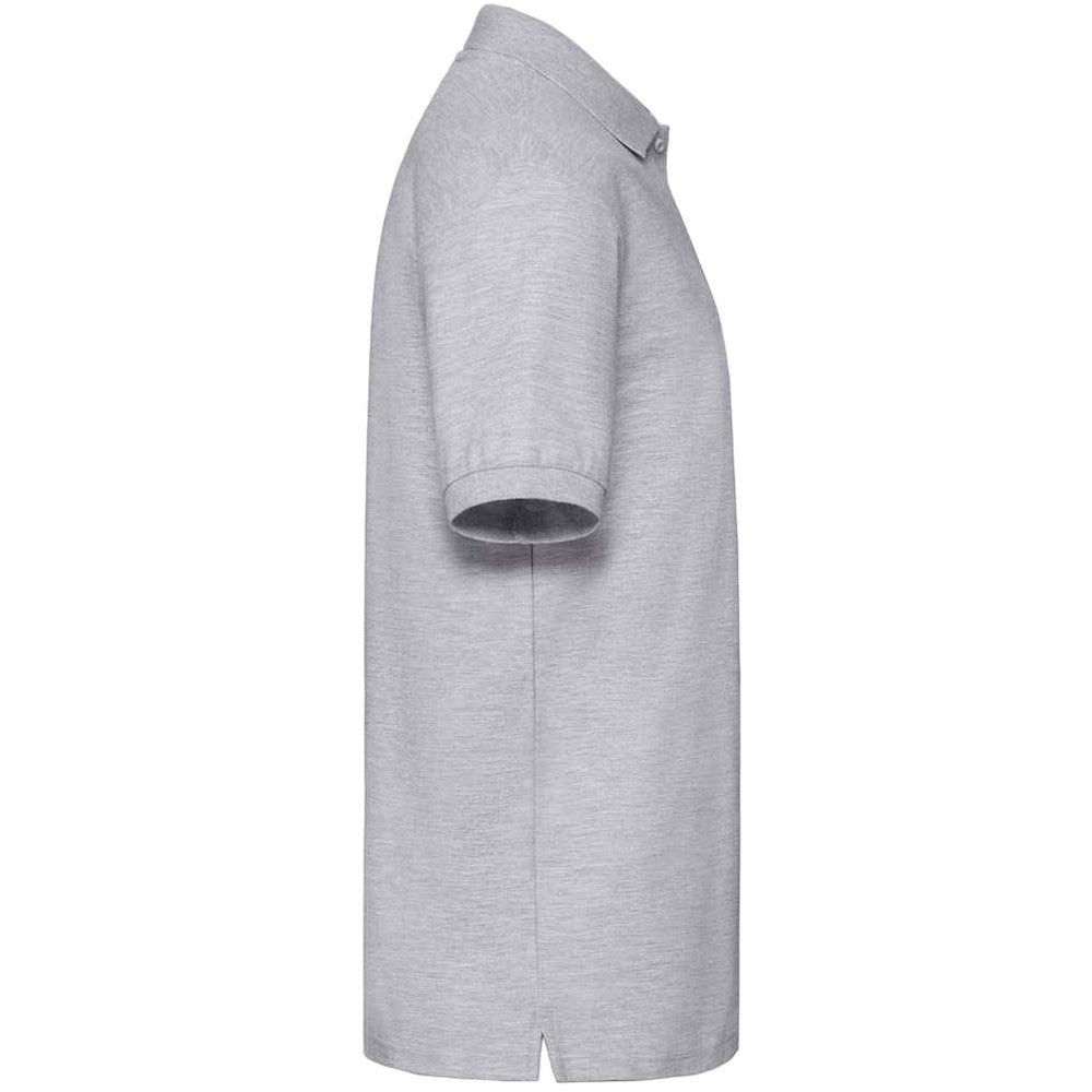 Athletic Heather - Side - Fruit of the Loom Mens Premium Pique Polo Shirt