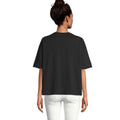 Deep Black - Lifestyle - SOLS Womens-Ladies Boxy Organic Oversized T-Shirt