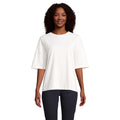 Off White - Side - SOLS Womens-Ladies Boxy Organic Oversized T-Shirt
