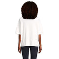 White - Side - SOLS Womens-Ladies Boxy Organic Oversized T-Shirt
