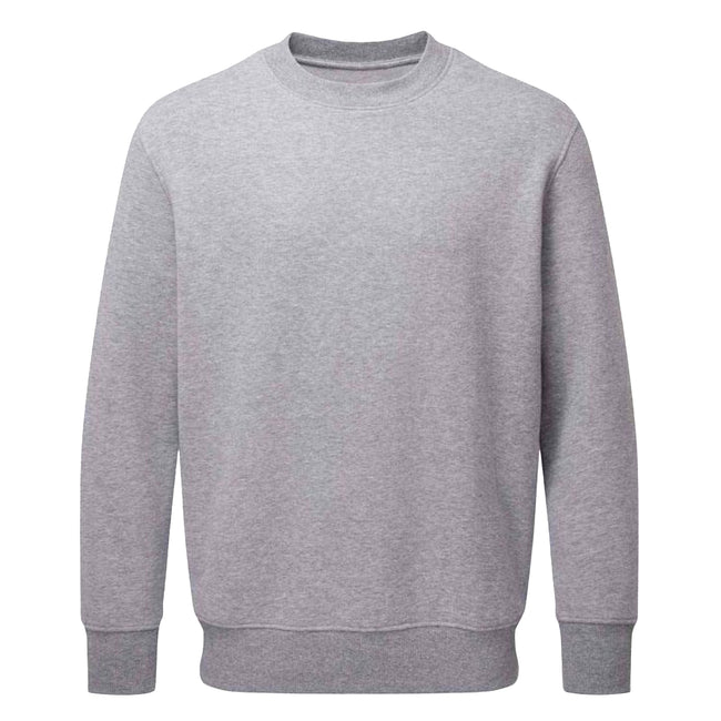 Heather Marl - Front - Mantis Unisex Adult Essential Sweatshirt