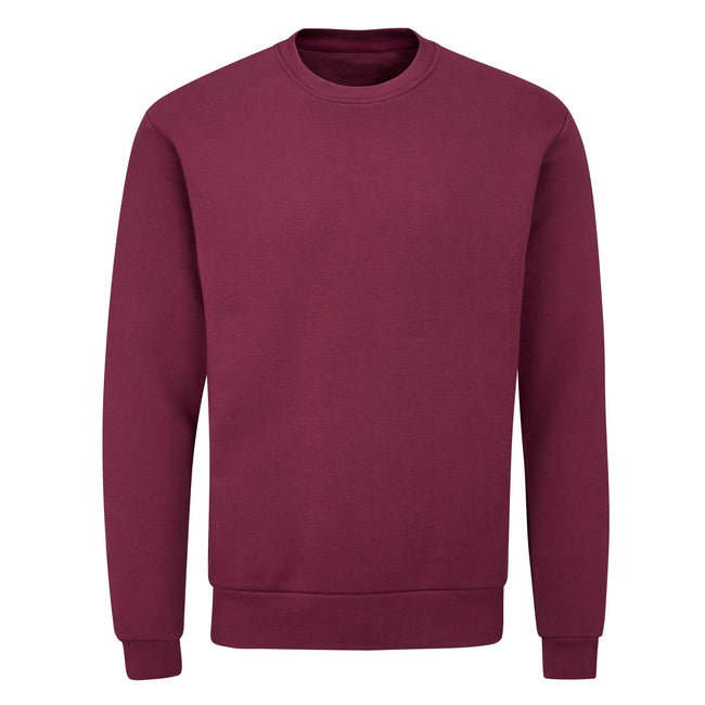 Burgundy - Front - Mantis Unisex Adult Essential Sweatshirt