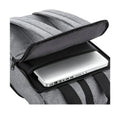 Grey Marl - Side - Bagbase Roll Top Recycled Twin Handle Laptop Backpack