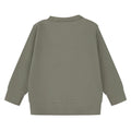 Khaki - Back - Larkwood Childrens-Kids Sustainable Sweatshirt