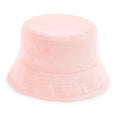 Powder Pink - Front - Beechfield Childrens-Kids Organic Cotton Bucket Hat