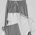 White-Heather Grey - Lifestyle - Towel City Womens-Ladies Pyjama Set