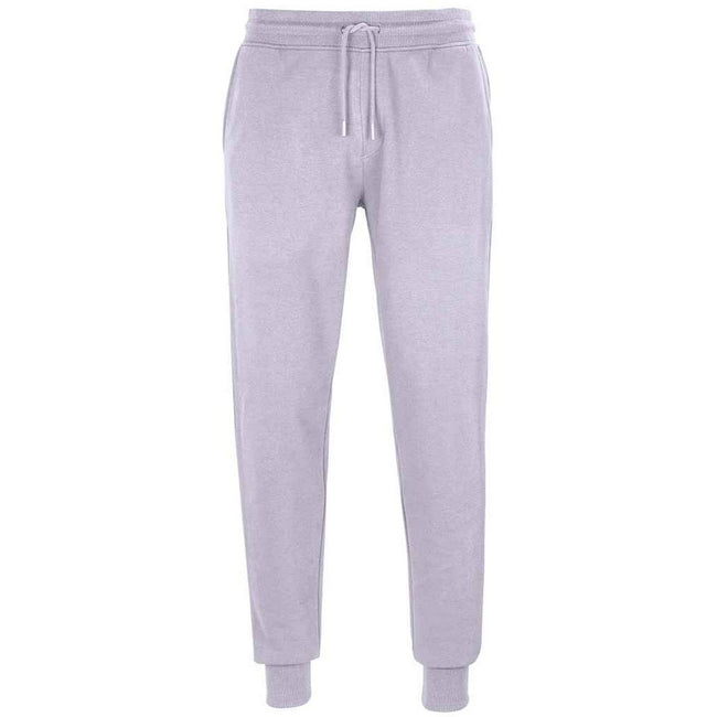 Lilac - Front - SOLS Unisex Adult Jumbo Organic Jogging Bottoms
