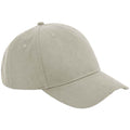 Stone - Front - Beechfield 5 Panel Organic Baseball Cap