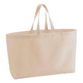 Peach - Front - Westford Mill Canvas Oversized Tote Bag