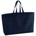 French Navy - Front - Westford Mill Canvas Oversized Tote Bag