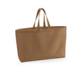 Caramel - Front - Westford Mill Canvas Oversized Tote Bag