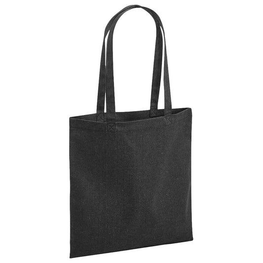 Black - Front - Westford Mill Revive Recycled Tote Bag