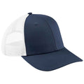 Navy-White - Front - Beechfield Urbanwear Trucker Cap