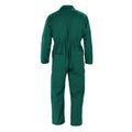 Bottle Green - Back - Result Genuine Recycled Mens Action Overalls
