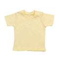 Soft Yellow - Front - Babybugz Baby T-Shirt
