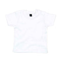 White - Front - Babybugz Baby T-Shirt