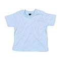 Dusty Blue - Front - Babybugz Baby T-Shirt