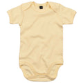 Soft Yellow - Front - Babybugz Baby Bodysuit