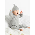 Heather Marl - Back - Babybugz Baby Winter Hat