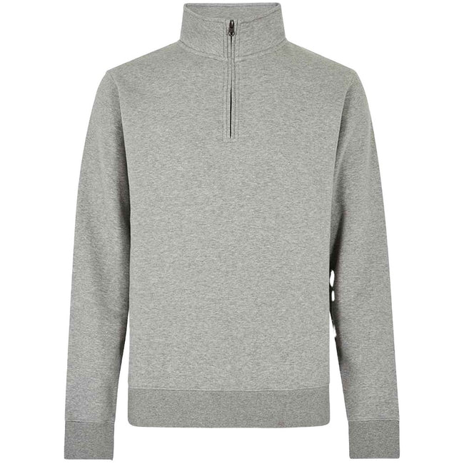 Heather Grey - Front - Kustom Kit Mens Sweatshirt